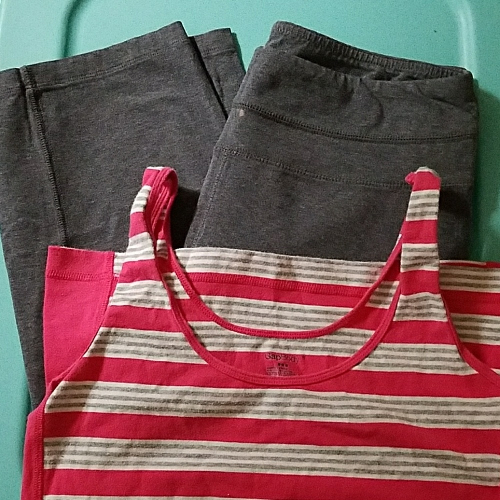 GapBody Yoga Capris And top